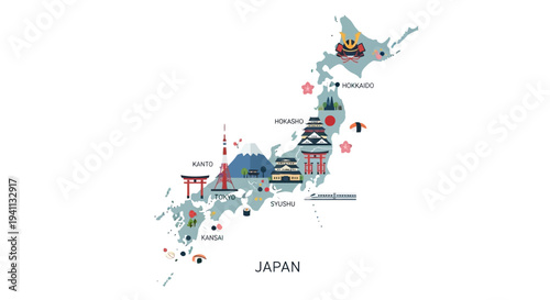 vector illustration of a map of the world