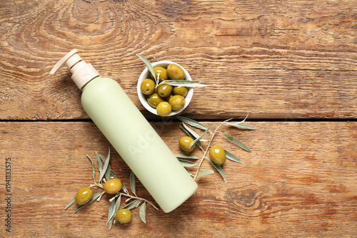 Bottle of natural cosmetic ...