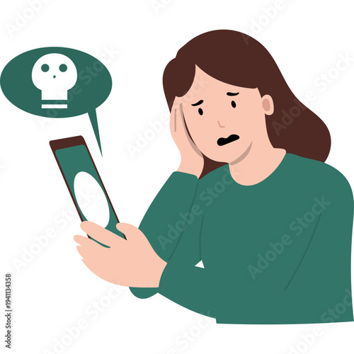 Cyberbullying Illustration