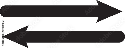 Set of long arrow icon. Black and blue, green  horizontal double side arrow.  long arrow vector icon set. Long arrows left and right in flat style. Long arrow symbol, icon design., arrow design EPS10