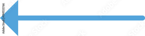 Left long black and blue  arrows on white background . . Single line  arrows . Arrowhead black icon . pointing arrows on white background. , EPS10 