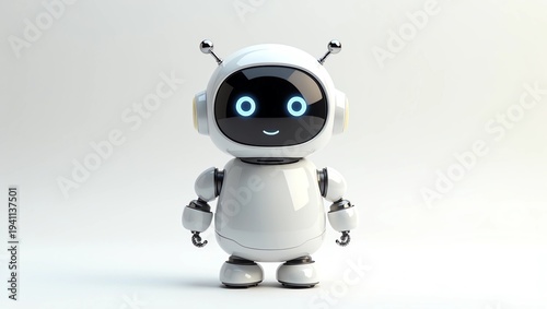 cute artificial intelligence robot 