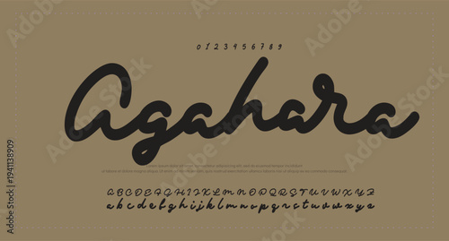  Handwritten, signature, calligraphy, monoline style.