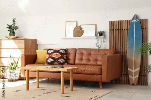 Interior of living room wit...