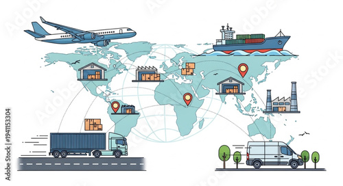 Global Logistics and Transportation Network.