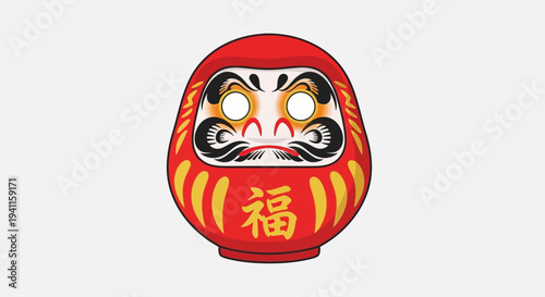 Japanese Daruma Doll - Symbol of Luck and Perseverance