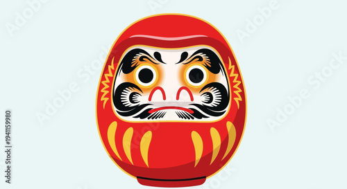 Japanese Daruma Doll - Symbol of Luck and Perseverance