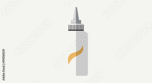 Hair dye bottle with a precision applicator tip, representing hair coloring products and professional or home hair treatment.