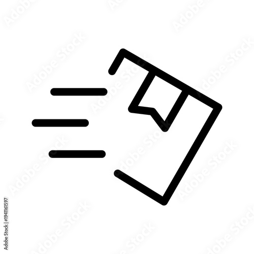 Rapid Fast Delivery Icon Set for Express Shipping, Courier Services and Logistics Transport