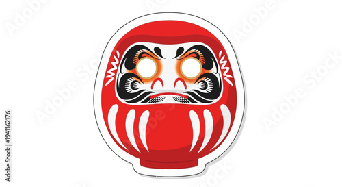 Japanese Daruma Doll - Symbol of Luck and Perseverance