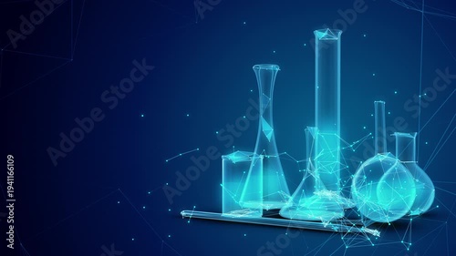 Modern Science Laboratory Apparatus Abstract Plexus