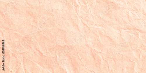 Crumpled pink paper or pink paper texture pattern background paper for interior and exterior decoration or background for handcrafts abstract rose paper background.