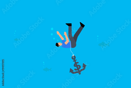 Sunk cost investment problem, Entrepreneurial investor overwhelmed by plummeting dollar funds