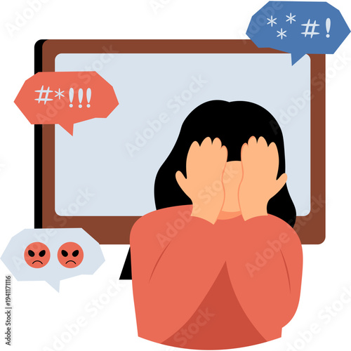 Cyberbullying Illustration