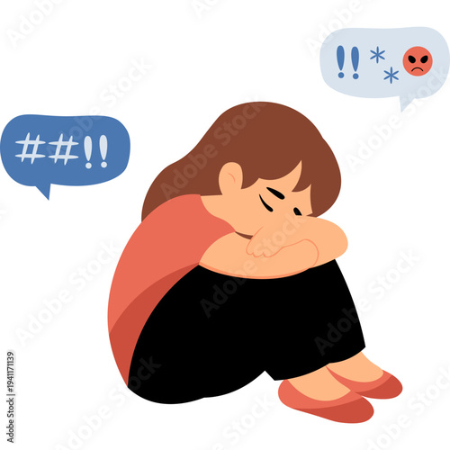 Cyberbullying Illustration