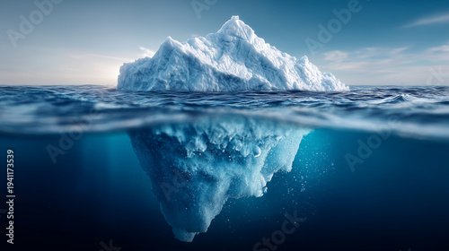 Iceberg's Submerged Majesty...