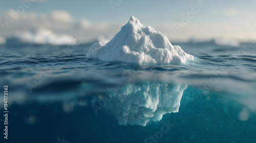Majestic Iceberg on the Hor...