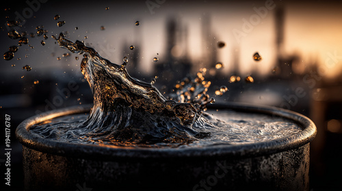 Liquid Splash in a Barrel: ...