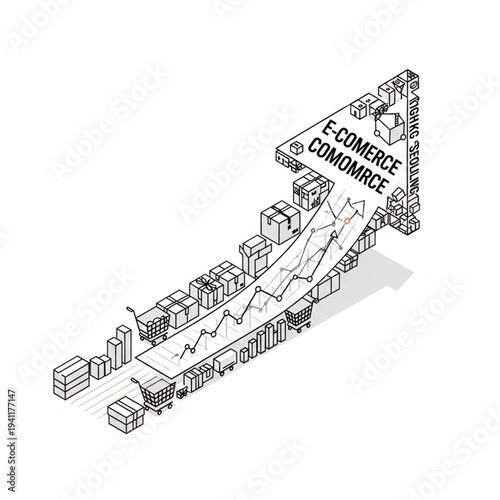Ecommerce and Ecommerce Growth with Shipping and Logistics.