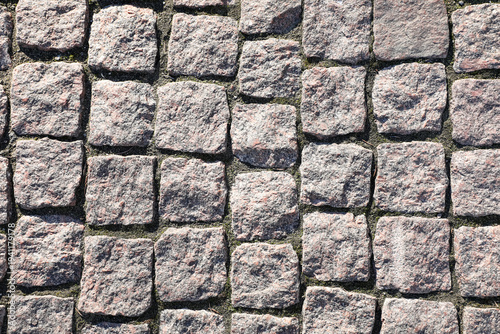 Texture of grey paved road ...