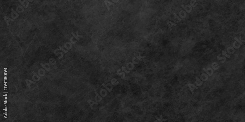 Dark black wall grunge studio blackboard concrete structure rock blank paper aged rough distressed marble background.