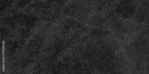 Dark black wall grunge studio blackboard concrete structure rock blank paper aged rough distressed marble background.