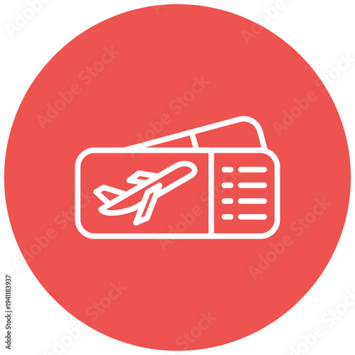 Flight Ticket Icon