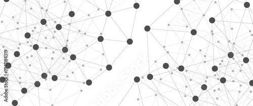 Abstract technology dot and line connection digital hi tech design concept background. Space for text. Vector illustration