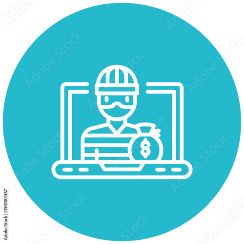 Online Robbery Icon
