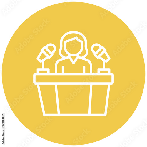 Press Secretary Icon