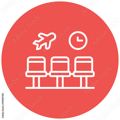 Airport Waiting Room Icon