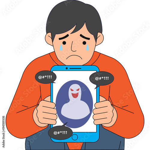 Cyberbullying Illustration