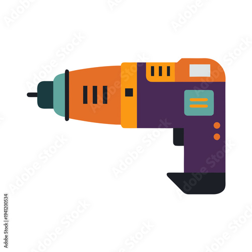 Cordless oscillating multi tool isolated on white background