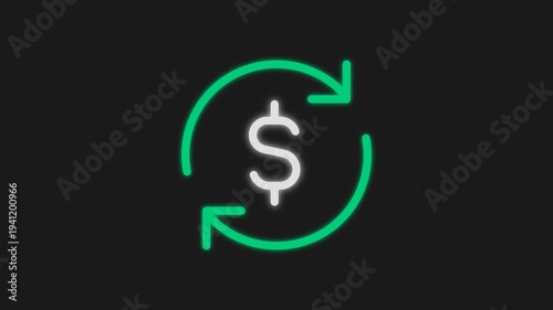 4K animated cash icon in ProRes MOV format featuring smooth floating banknote motion. Professional finance and payment motion graphics asset for fintech apps, banking promos, accounting visuals and di