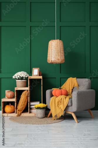 Interior of stylish living ...