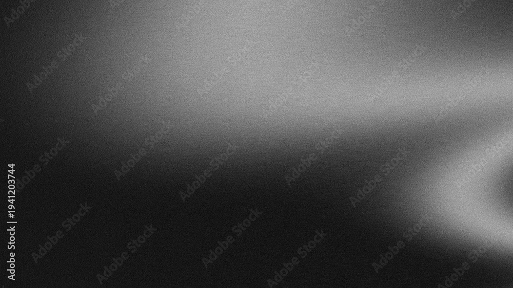 Obraz premium Grainy monochrome abstract background with smooth gradient and subtle noise texture, ideal for modern design, digital art, and commercial projects.