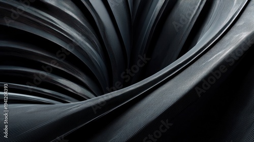 Abstract dark swirls design with texture