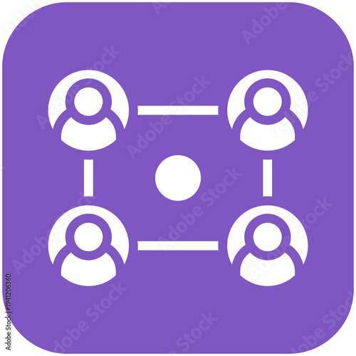 Peer to Peer Network Icon