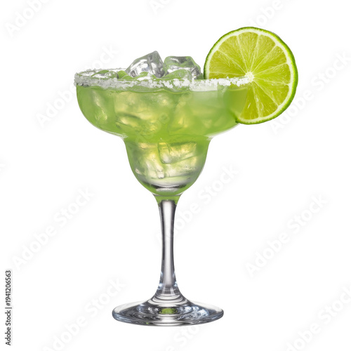 Refreshing Margarita Cocktail with Zesty Lime, Chilled Ice, and a Classic Salt Rim, perfect for summer celebrations and happy hour.