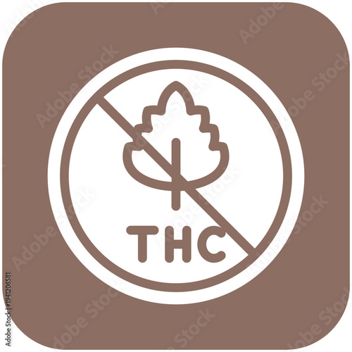 No Thc Icon
