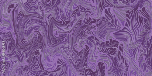 Abstract purple liquid marble texture background with swirling patterns.