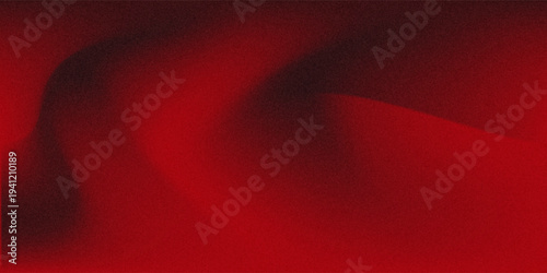 Sultry Dark red abstract gradient background design. Curling wave of red on dark red background. Dark red banner. Vector Illustration.