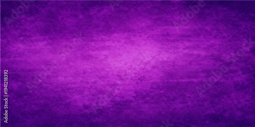 A vintage purple and pink grunge background featuring an aged paper texture and dark violet paint splatters on a distressed canvas material for an old wall design