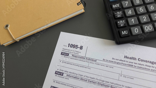 US Tax Form 1095-B – Health Coverage