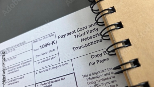 US Tax Form 1099-K – Payment Card and Third Party Network Transactions