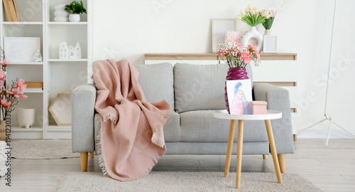 Interior of living room dec...