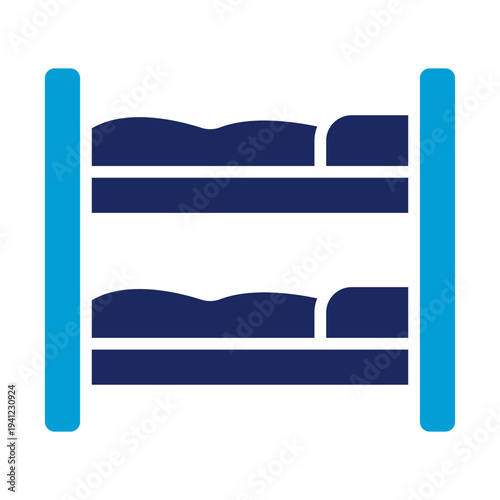 Hostel Bed Icon