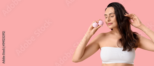 Beautiful woman with bath b...