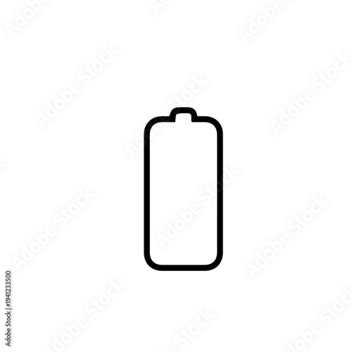 High-Capacity Portable Power Bank Charger Vector Illustration for Smartphones and Mobile Devices Isolated on White Background
