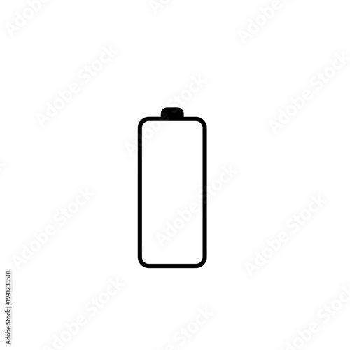 Portable Power Bank Battery Charger Vector Illustration for Smartphones and Mobile Devices Isolated on White Background